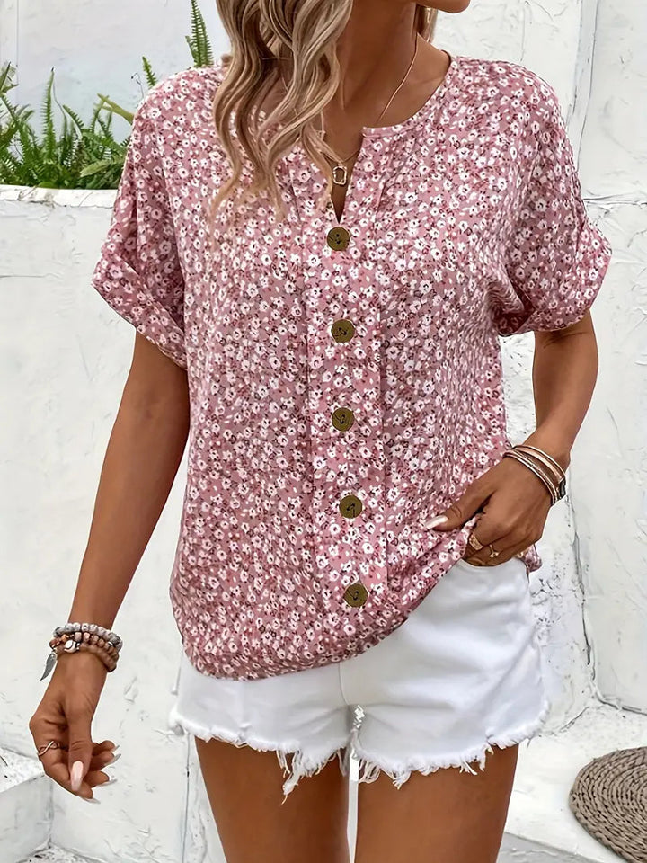 Sophie | Luchtige Vintage Bloemenblouse