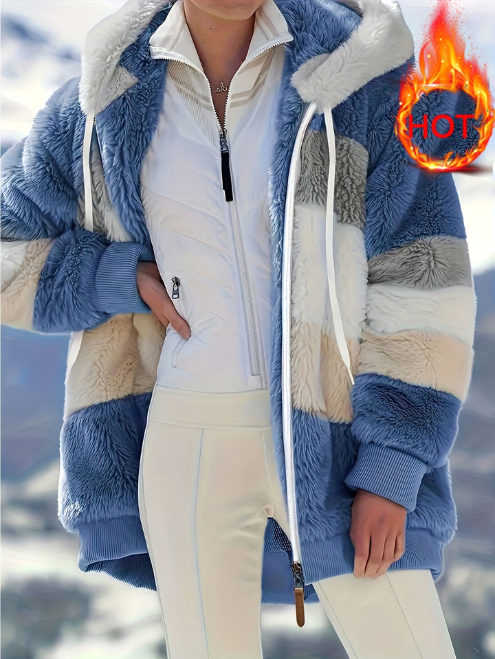 Monique | Gebreide patchwork-trui