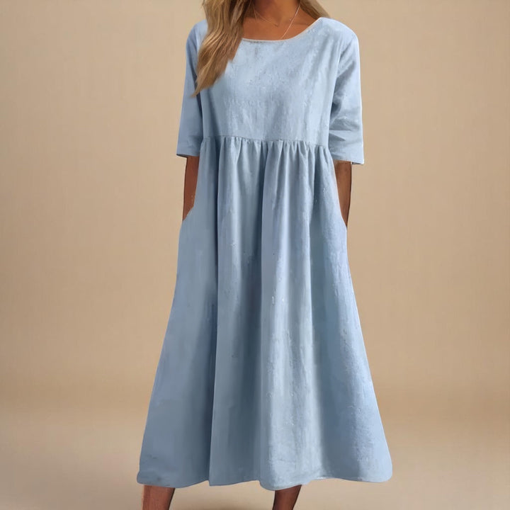 Minea | Luchtige Katoenen Zomerjurk met Pockets