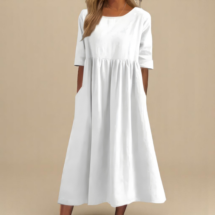 Minea | Luchtige Katoenen Zomerjurk met Pockets