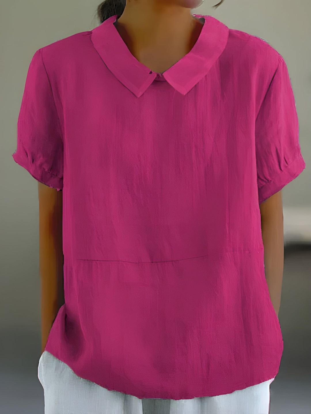 Camille™ | Blouse fluide à col chic
