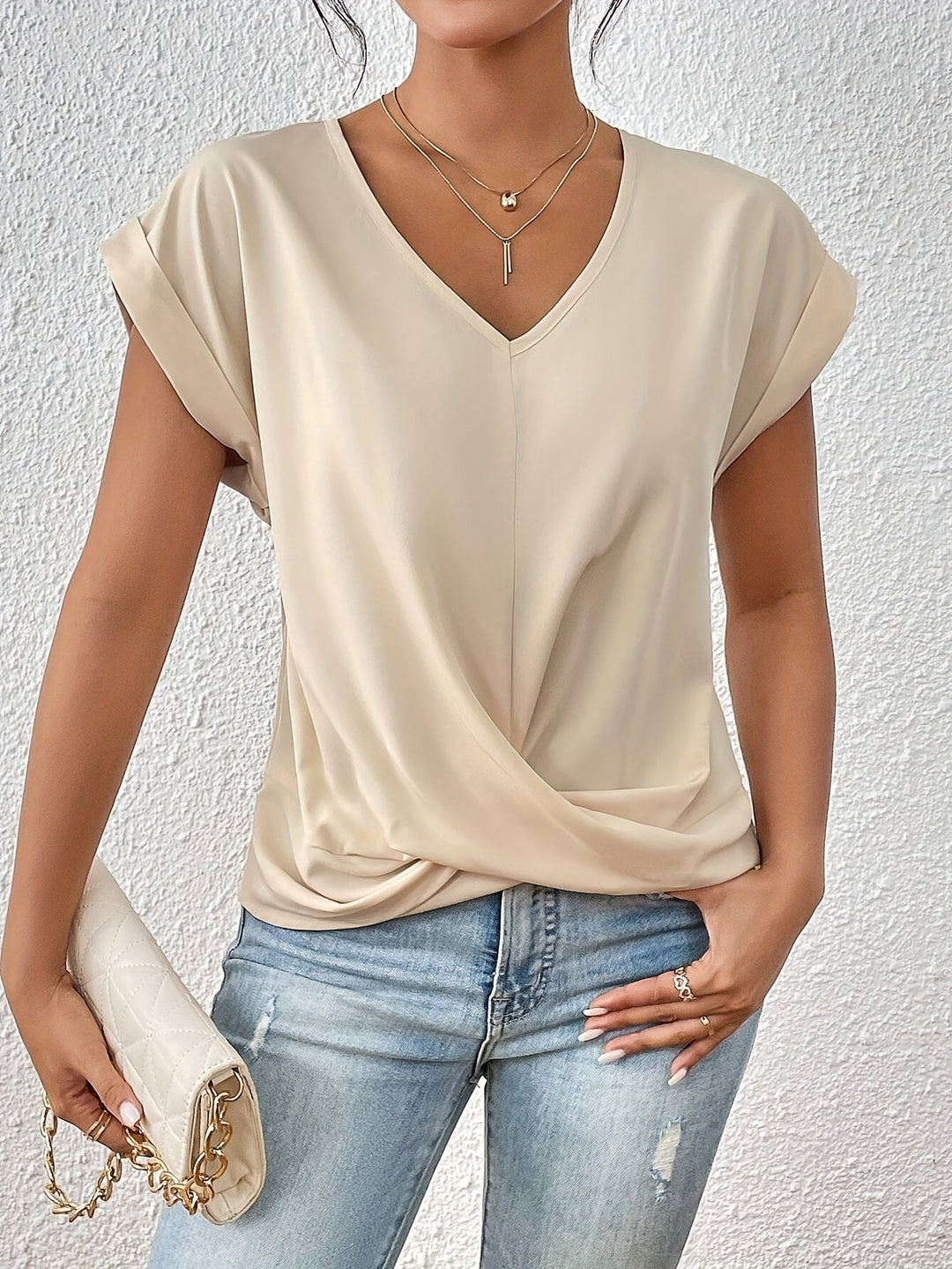 Julie™ | Casual V-hals T-shirt