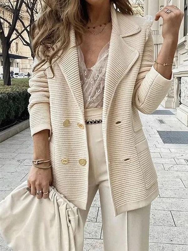 Pauline | Lange effen cardigan