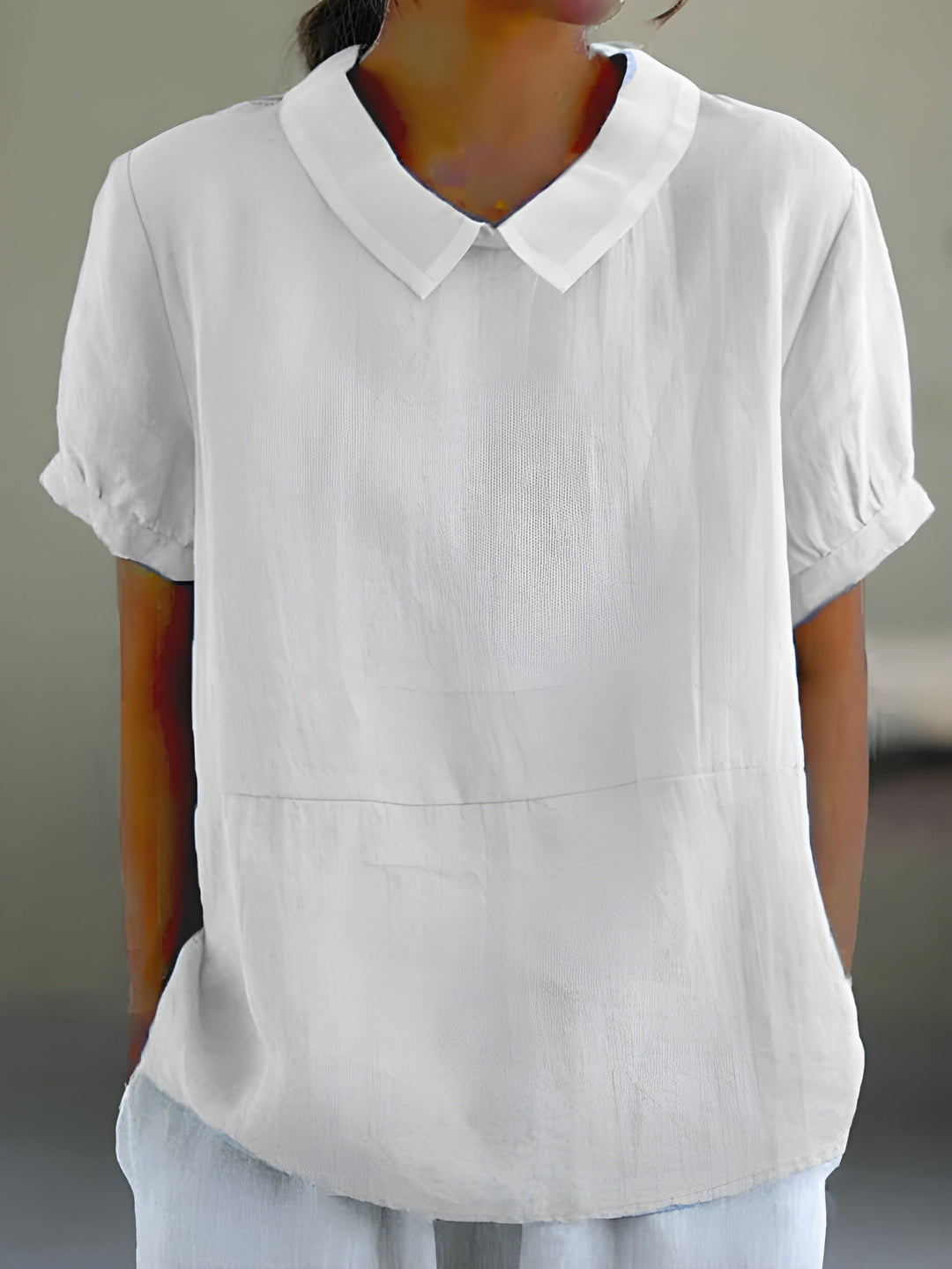 Camille™ | Blouse fluide à col chic