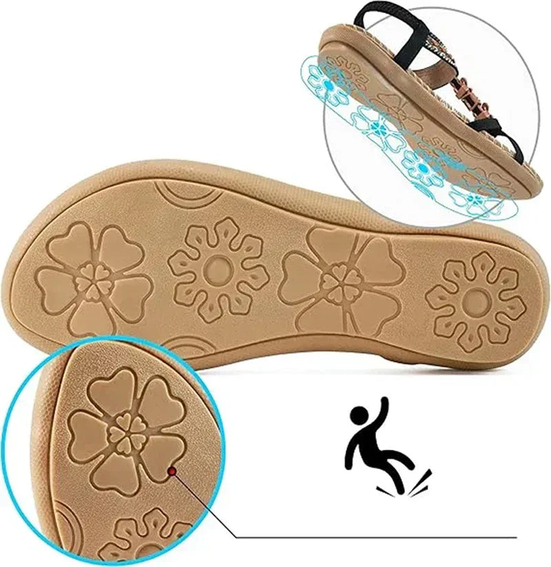 Viviane | Comfort+ sandalen met orthopedische steun en elegante sleehak