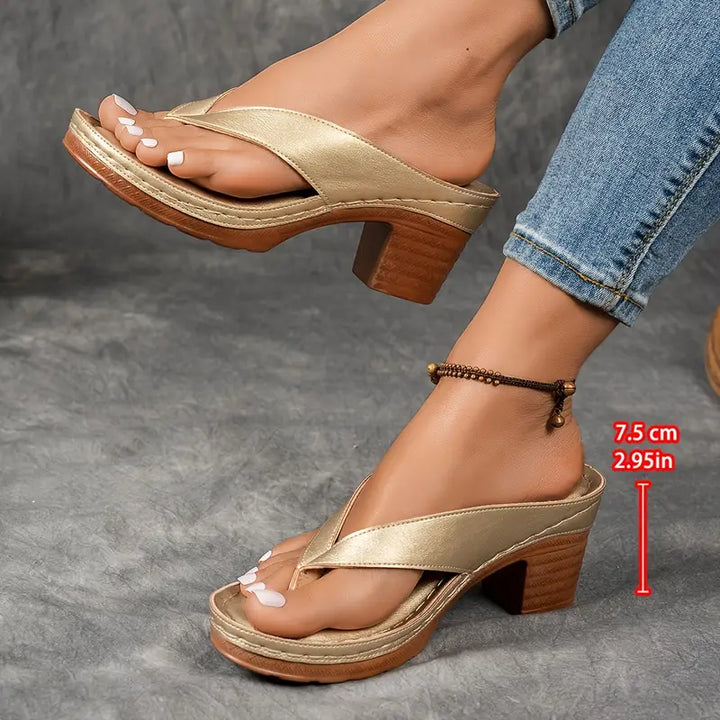 Morgane™ Chaussons Orthopédiques avec Talon