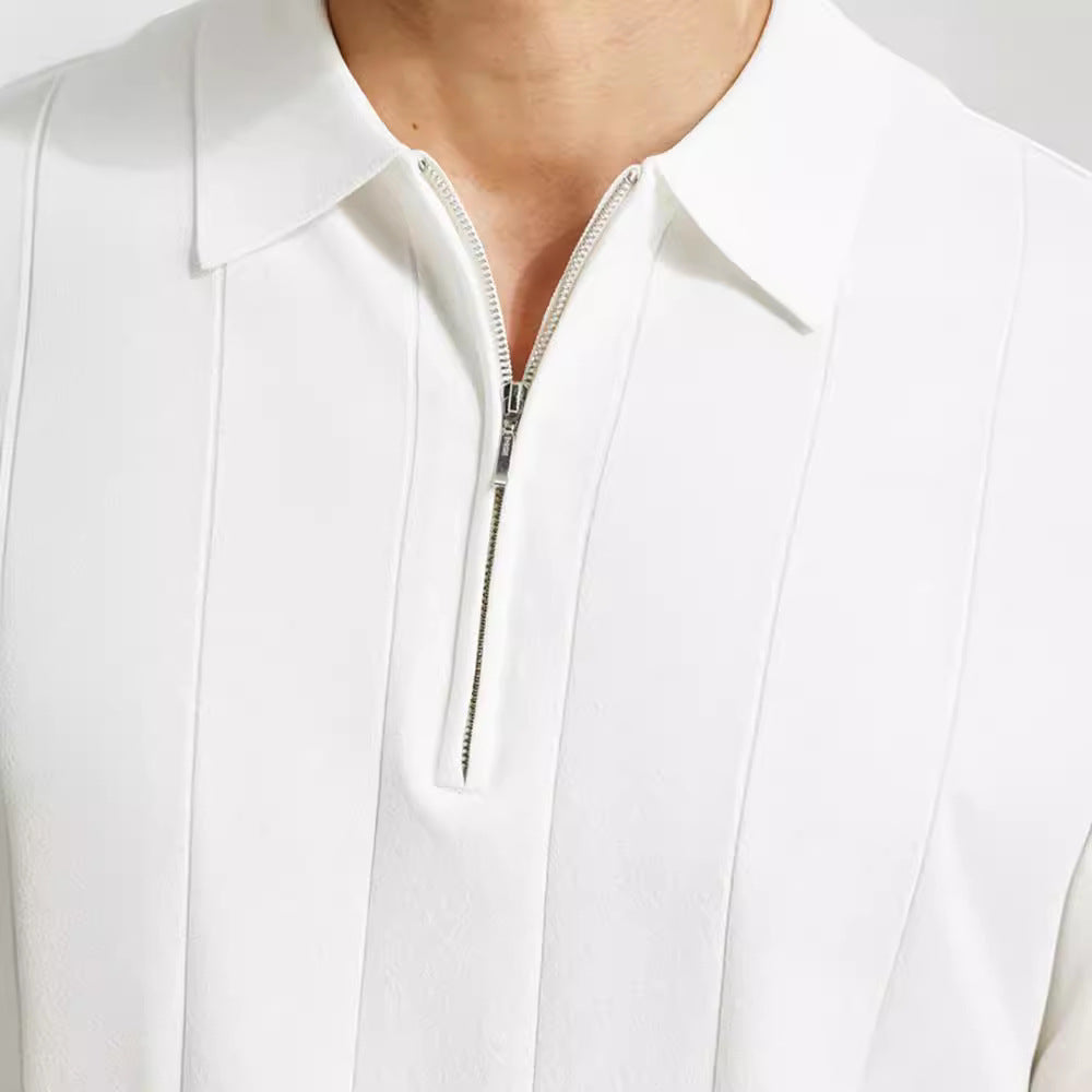 Lozano Lopez Zip Polo