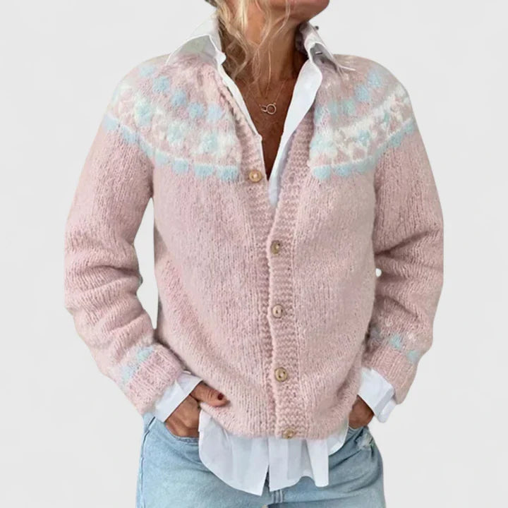 Isabelle | Warme vestjas met elegante knopen
