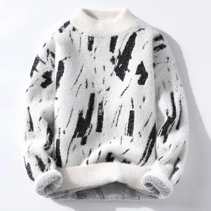 Madeleine | Tricot trui met grafisch design