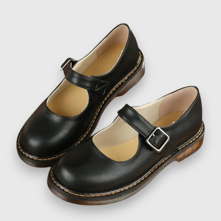 Elvira | Vintage Mary Jane Schoen met Riemsluiting