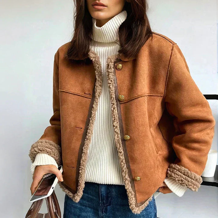 Amélienne | Winterjas met elegante knoopsluiting
