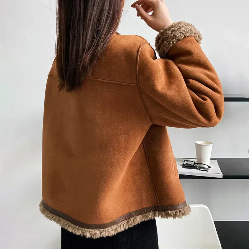 Amélienne | Winterjas met elegante knoopsluiting