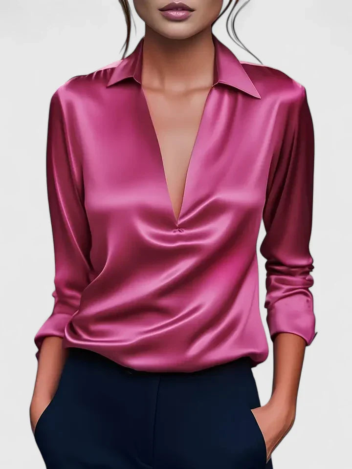 Juliette | Elegante blouse met tijdloze V-hals
