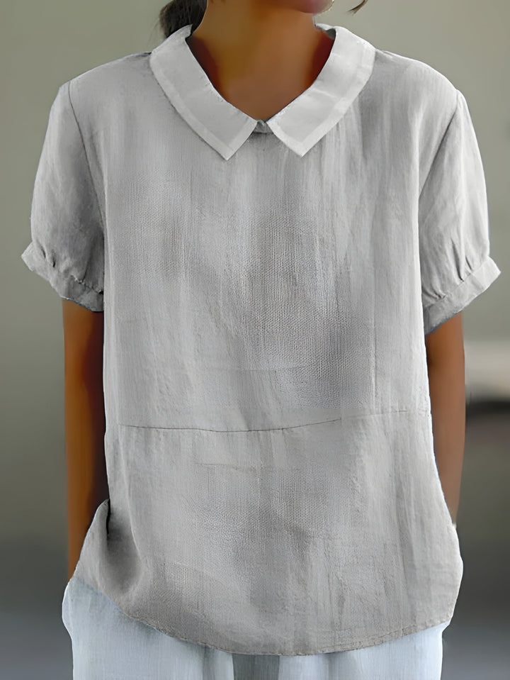 Camille™ | Blouse fluide à col chic