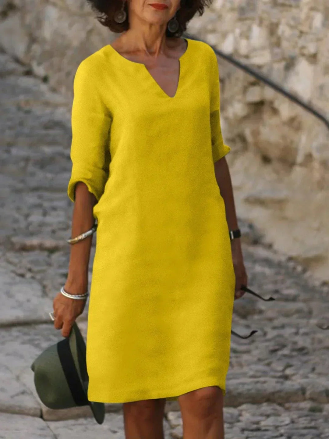 Celeste™ | V-hals Jurk
