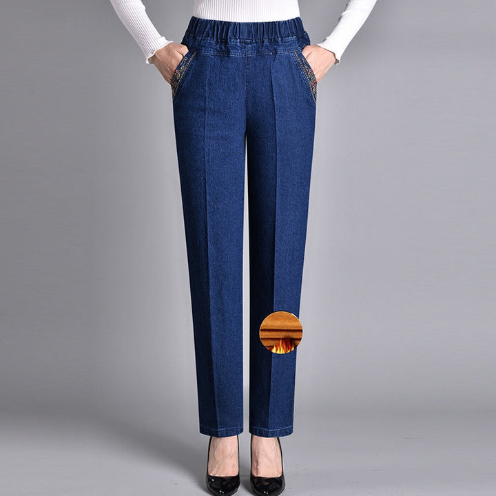 Nathalie | Jeans met elastische tailleband